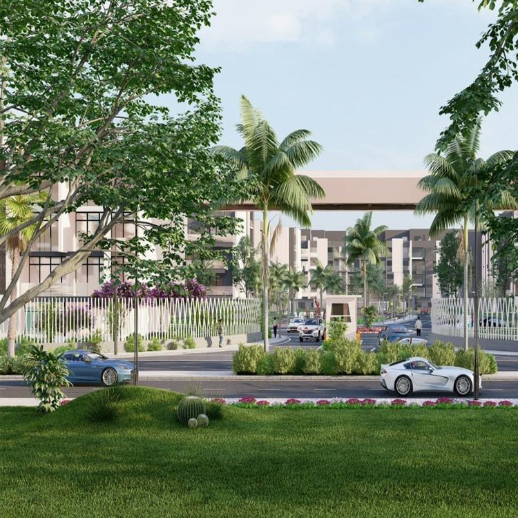 تصميم ومساحة كمبوند Levent El sheikh Zayed