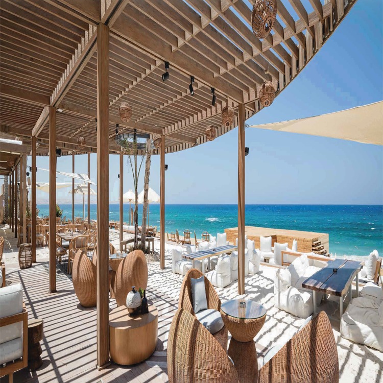 مرافق وخدمات قرية مطعم شاطئى Masyaf Ras Elhekma beach restaurant