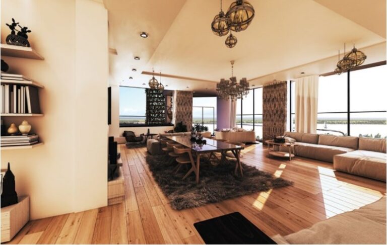 التصميم الداخلي لوحدات كمبوند Orouba Skyline