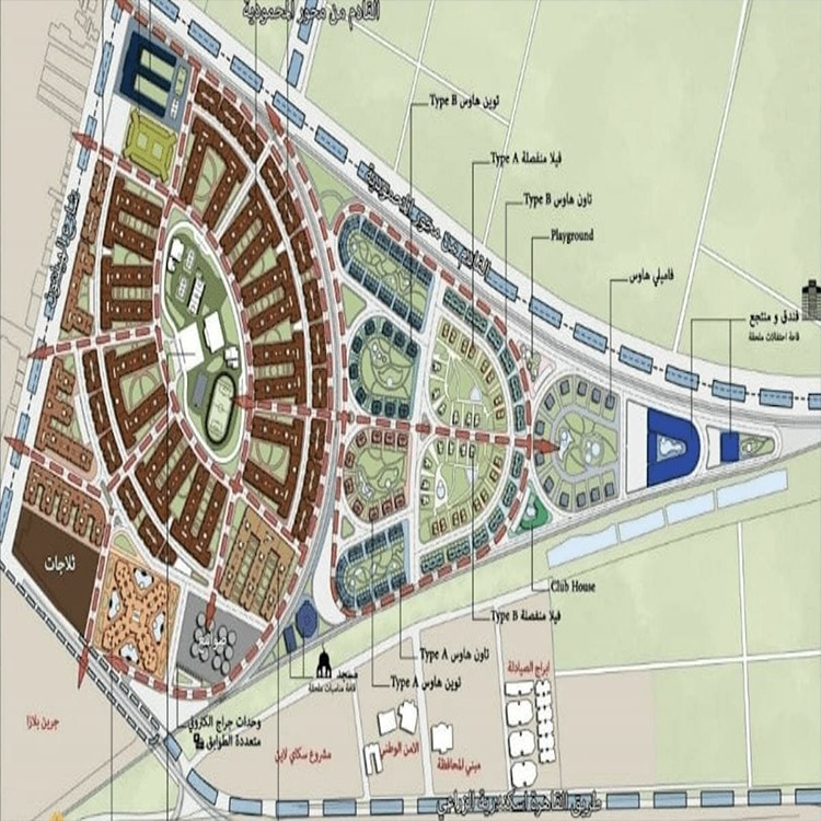 موقع كمبوند مروج سموحة Smouha Muruj Compound Location