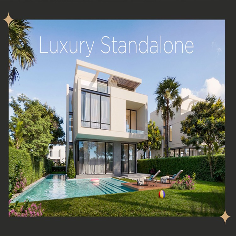 ستاندالون فيلا في كمبوند ملاذ برج العرب Compound Malaaz Standalone Villa