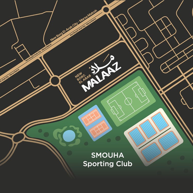 موقع كمبوند ملاذ برج العرب الجديدة Compound Malaaz Borg al Arab Location