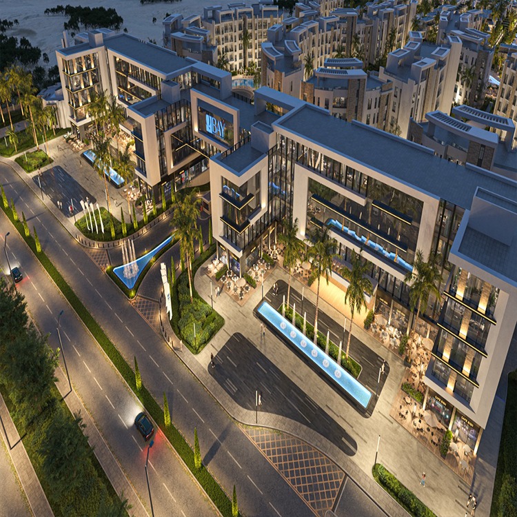 مرافق وخدمات مشروع كيو باي الساحل الشمالي