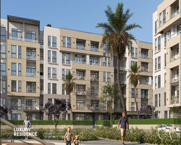 إطلالة وحدات كمبوند ايف الشيخ زايد EV El Sheikh Zayed Units View