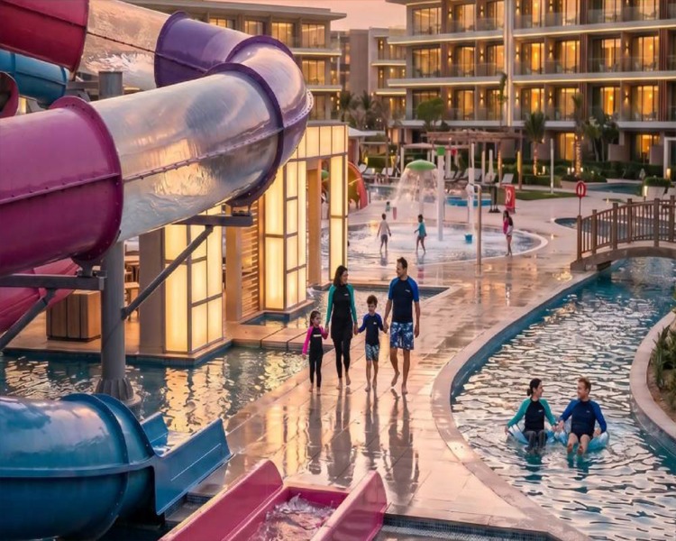 اكوا بارك قرية ات الساحل الشمالي at north coast aqua park