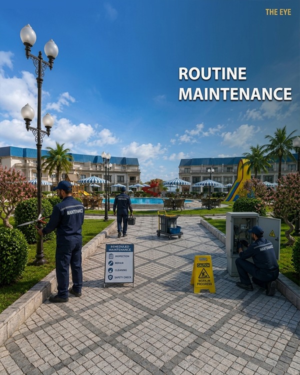 مرافق وخدمات قرية ذا آي الساحل الشمالي The Eye North Coast Facilities