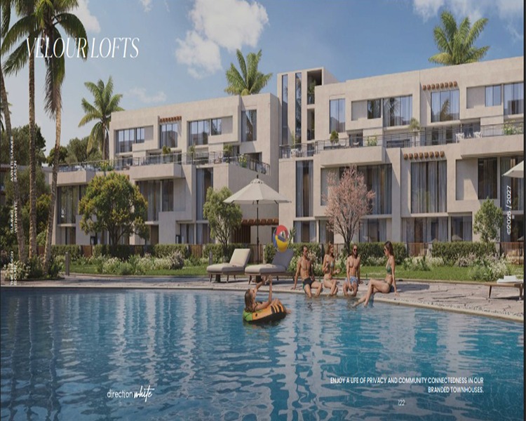 شاليهات مرحلة فيلور دايركشن وايت الساحل الشمالي Direction White North Coast Velour Chalets